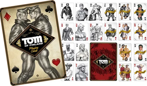 Vista 5 de Tom de Finlandia naipes (cartas de póquer gay)
