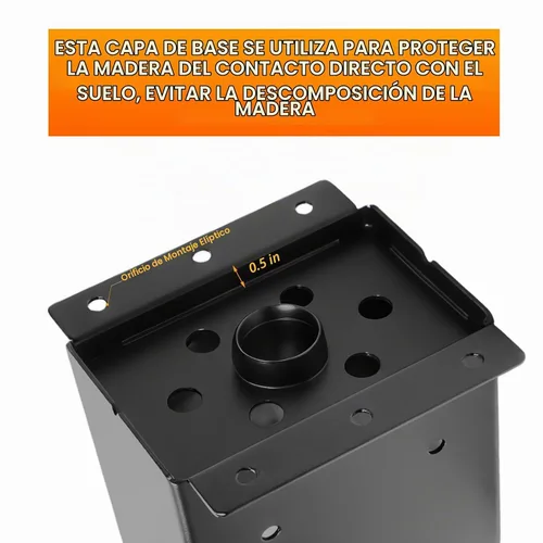 Vista 3 de 2 postes de 4 x 6 pulgadas (tamaño interior de 3.6 x 5.6 pulgadas)