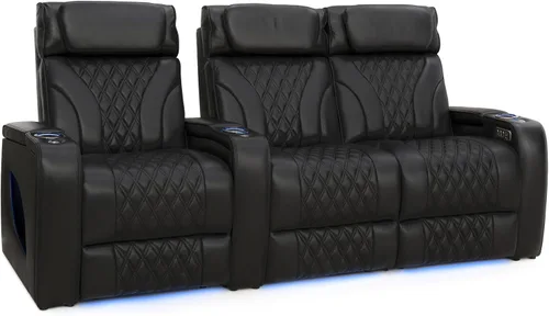 Vista 73 de Seatcraft Luminis LT - Asiento de cine en casa, reclinable, color rojo