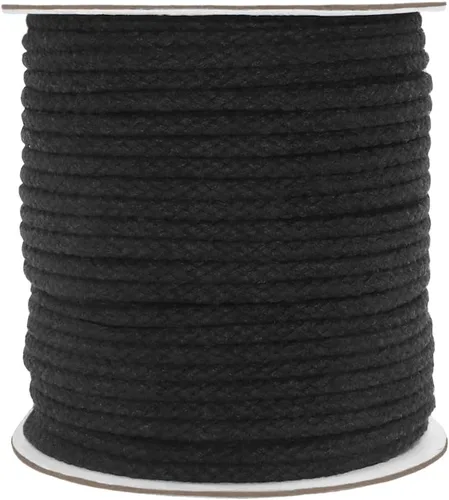 Vista 14 de Tenn Well Cordón de macramé de 165 pies y 0.197 in de algodón trenzado Beige