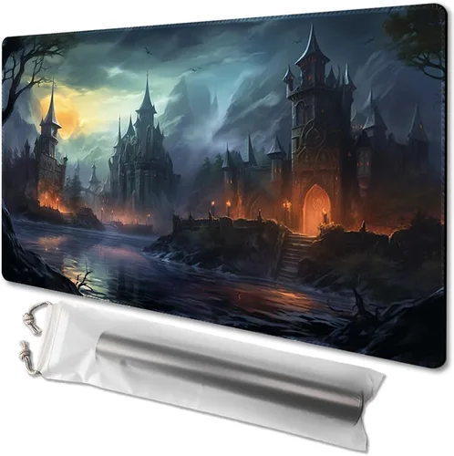 Vista 41 de MTG - Tapete de juego tamaño 24 x 14 pulgadas, bolsas de almacenamiento gratuitas, respaldo antideslizante, impresión, ideal para entusiastas