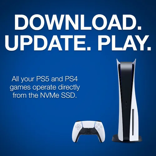 Vista 6 de Seagate Game Drive PS5 NVMe SSD para PS5 1TB unidad interna de estado sólido - PCIe Gen4 NVMe 1.4, licencia oficial, hasta 7300MB/s con disipador