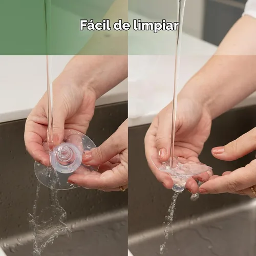 Vista 6 de haakaa Protectores de pezones para lactancia, protector de pezones de silicona para lactancia materna con estuche de transporte, 2 piezas