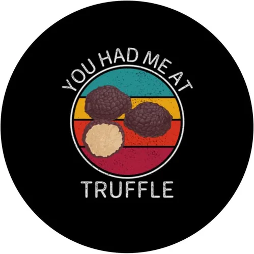 Vista 3 de Vintage You Had Me At Truffle Food Lover PopSockets Adhesive PopGrip