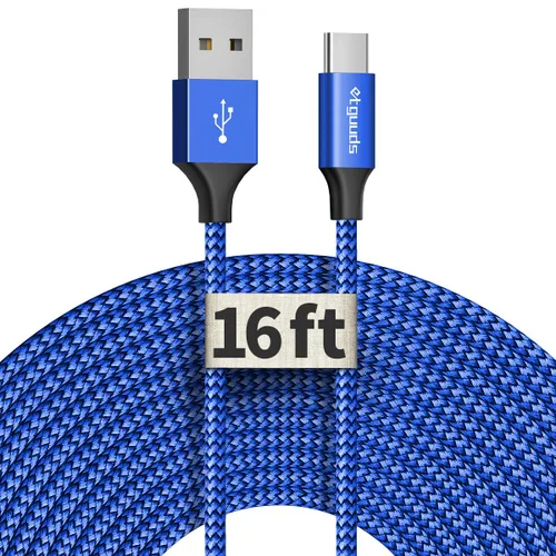 Vista 8 de etguuds Cable largo USB a USB C, cable USB A a USB C de 16 pies de carga