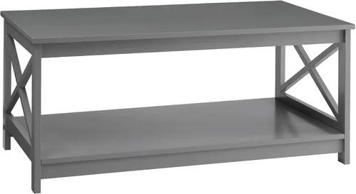 Vista 7 de Convenience Concepts – Mesa de café Oxford, Madera, Negro
