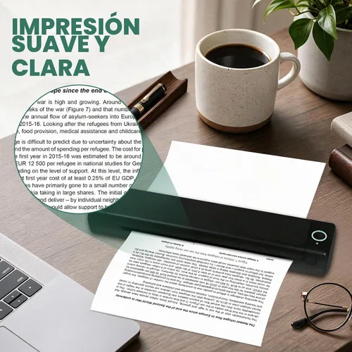 Vista 4 de TUXIYA 200 hojas de papel para impresora térmica de 8.5 x 11 pulgadas
