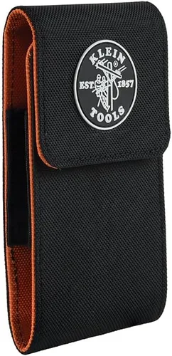 Vista 5 de Klein Tools 55474 - Soporte para teléfono, XXL, compatible con iPhone, Google, LG, teléfonos Samsung, con cierre magnético y clip para cinturón