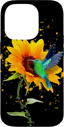 Vista 17 de Just a Girl who Love Hummingbirds Sunflower Bird Cute Flower Case for iPhone 17