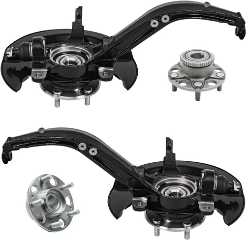 Vista 18 de Detroit Axle - Kit de suspensión delantera 4WD para Nissan Frontier Pathfinder Xterra, 2 cubos de rodamientos de ruedas, 2 brazos de control