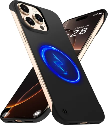 Vista 36 de GRECAZO Funda magnética delgada para iPhone 15 Plus de 6.7 pulgadas (2023), ultrafina, ligera, duradera, sin marco, mate, rígida, MagSafe con anillo