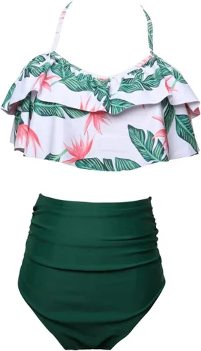 Vista 3 de KABETY Conjunto de bikini de dos piezas para niñas