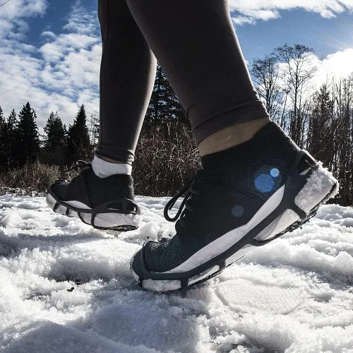 Vista 16 de Due North Everyday G3 - Cuchilla de hielo para caminar y correr sobre nieve y hielo 1 par