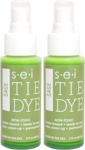 Vista 8 de S.E.I. Botella de Spray de Tie Dye del 4 de Julio: 2oz. Spray de Tinte para Tela No Tóxico, Tinte Permanente para Ropa DIY, Un Paso, Suministros