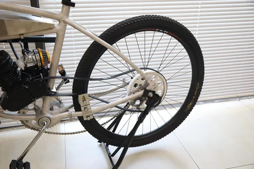 Vista 7 de UAUS - Conjunto de piñón de transmisión por correa para bicicleta motorizada de 49 cc, 60 cc, 66 cc, 80 cc, 2 tiempos, motor de gas