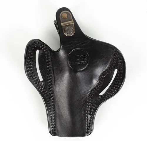 Vista 2 de Funda EDS para Ruger GP100 357 Magnum 44 Special 4 pulgadas OWB Funda de cuero