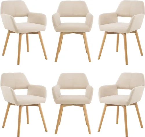 Vista 33 de Silla de Escritorio Sin Ruedas Silla de Acento Cómoda para Sala de Estar Comedor Dormitorio Silla de Tocador Silla de Maquillaje Oficina en Casa