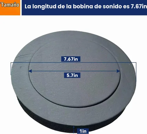 Vista 2 de Osilly 4 potenciadores de altavoz de espuma de 6.5 pulgadas, bloqueador de anillos de altavoz de espuma para puerta de automóvil, kit de esponja