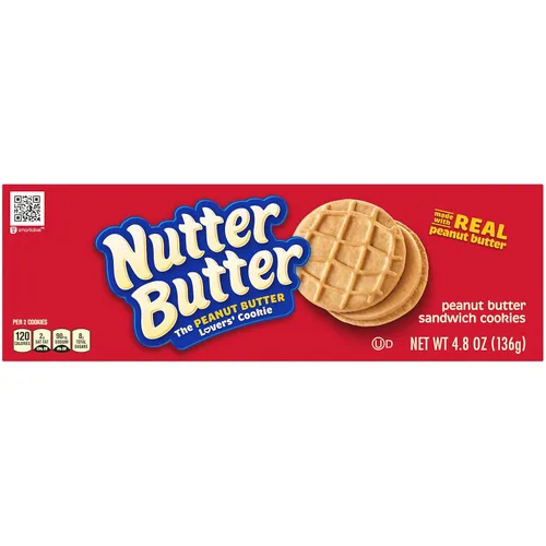 Vista 11 de Nutter Butter Galletas sándwich de mantequilla de maní, 4.8 onzas