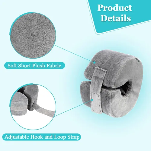 Vista 4 de Almohada de apoyo para pies, protectores de talón, cojín de pie para úlceras por presión, úlcera, protector de tobillo, almohadillas para el dolor