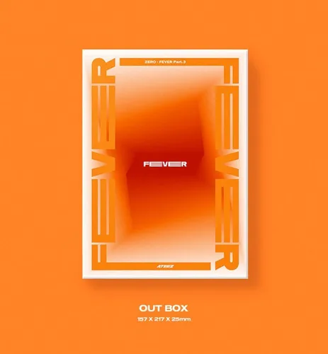 Vista 2 de KQ Ent. ATEEZ - ZERO : FEVER Part.3 Álbum+Juego de tarjetas fotográficas adicionales (versión iraria)