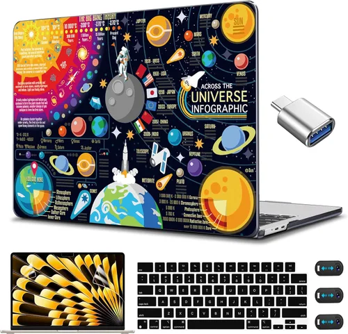 Vista 25 de CISSOOK Funda para MacBook Air de 15 pulgadas M2 M3 M4 M5 2023 2024 2025 2026