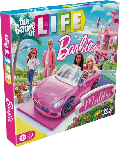Vista 14 de Hasbro Games The Game of Life: Barbie Edition Juego de mesa A partir de 8 años 2 a 4 jugadores Divertidos juegos familiares para niños