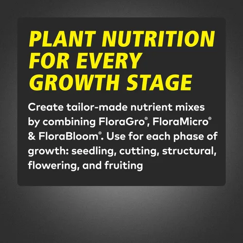 Vista 4 de General Hydroponics Flora Series - Paquete de fertilizantes, con FloraMicro, FloraGro, FloraBloom y kit de control de pH
