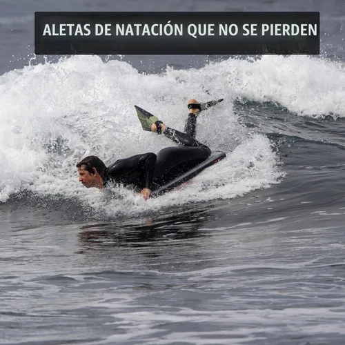 Vista 3 de Ho Stevie! Protectores de aletas de alta calidad, acolchado extra cómodo, sin aletas de natación perdidas mientras haces bodysurf o bodyboard