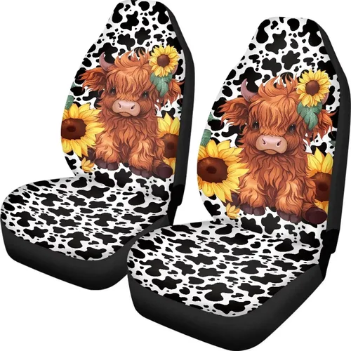 Vista 31 de Juego de 2 fundas de asiento delantero de automóvil, con diseño de bandera estadounidense, juego de 2 accesorios automotrices extraíbles, ajuste