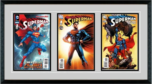 Vista 8 de Perfect Cases - Marco doble para cómics con doble estera y molduras de madera real