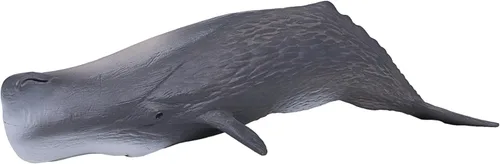Vista 2 de MOJO Figura de juguete pintada a mano de ballena esperma realista internacional de vida silvestre