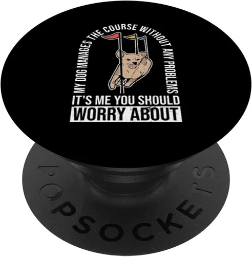 Vista 6 de Diseño de entrenador agilty para perros para entrenamiento de agilidad de perros, PopSockets MagSafe PopGrip para iPhone
