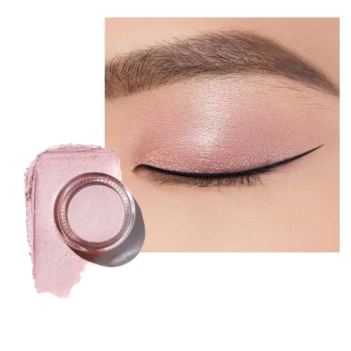Vista 43 de Oulac Sombra de ojos en crema blanca brillante Iluminador a prueba de agua y sombra de ojos con purpurina de larga duración, color natural