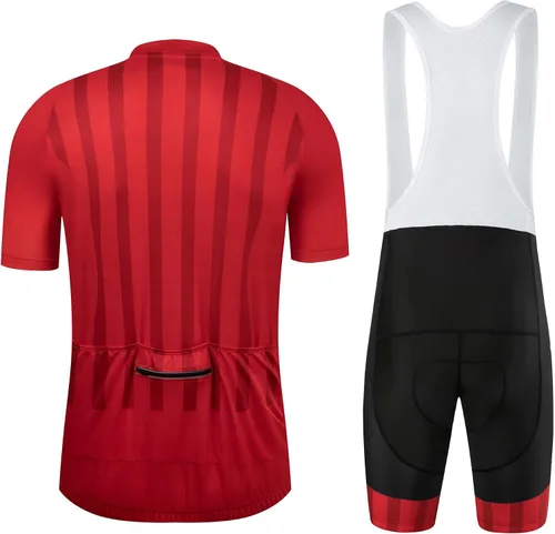 Vista 2 de Coconut Ropamo CR - Conjunto de camiseta de ciclismo para hombre de manga corta Jersye kits de ciclismo pantalones cortos con acolchado 3D