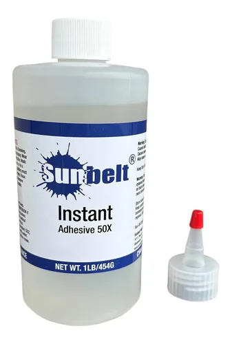 Vista 2 de Sunbelt Adhesivo instantáneo Super Glue, 50x, (pegamento de cianoacrilato)