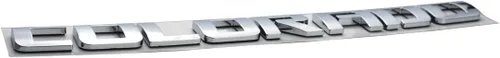 Vista 2 de Aimoll 1 emblema de letras de Colorado, insignias adhesivas 3D brillantes para GM Silverado (cromado)