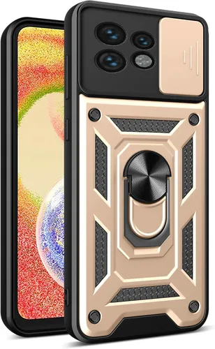 Vista 60 de Compatible con carcasa de soporte Infinix Zero Ultra 5G, con cubierta de lente de cámara deslizante compatible con funda Infinix Zero Ultra 5G Negro