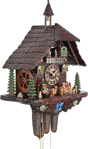 Vista 2 de Reloj de cuco HerrZeit de Adolf Herr - Familia feliz