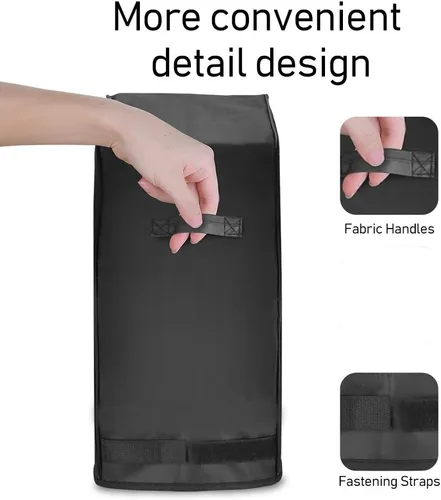 Vista 3 de Funda para parrilla de 32 pulgadas, resistente e impermeable, cubierta de parrilla de gas de 2 quemadores para Weber, Char-Broil, Brinkmann, 32