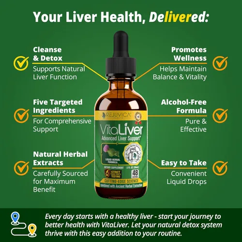 Vista 2 de VitaLiver - Suplemento para la salud del hígado - Apoya la limpieza y desintoxicación del hígado - Fórmula líquida para mejor absorción - Cardo