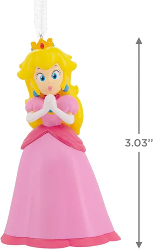 Vista 4 de Hallmark Nintendo Super Mario Princess Peach - Adorno navideño