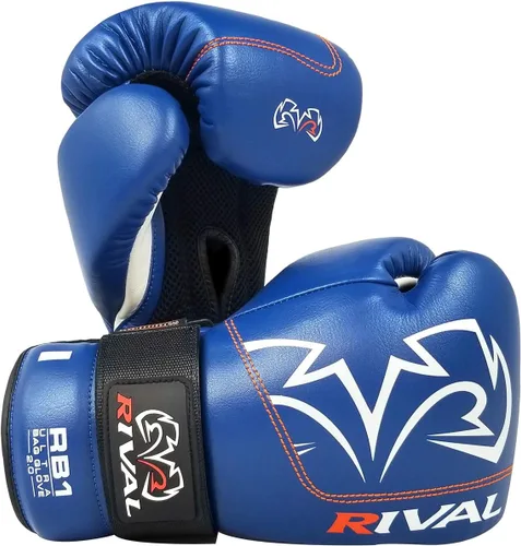 Vista 5 de RIVAL Boxing RB1 2.0 Ultra Bag Gloves - Guantes con cierre de gancho y bucle, microfibra súper resistente, espuma de alta densidad, palma de malla