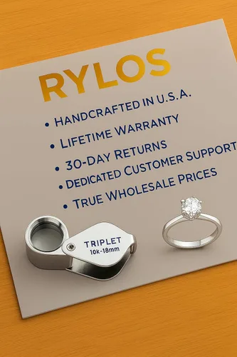 Vista 6 de Rylos Collar de plata de ley 925 con colgante de piedras preciosas y diamantes con cadena de 18 pulgadas, piedra natal de 0.276 x 0.197 in, joyería