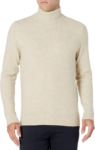 Vista 2 de Tienda Essentials Suéter de cuello alto suave al tacto para hombre