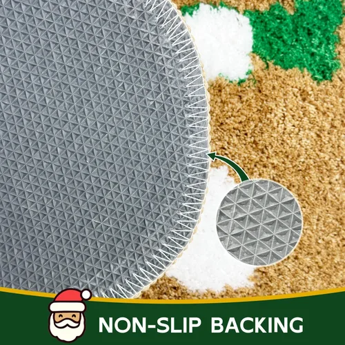 Vista 7 de Bonita alfombra de baño de hombre de jengibre de dibujos animados, divertida alfombra de baño, suave, absorbente, antideslizante, lavable a máquina