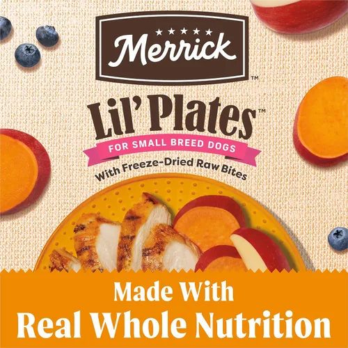 Vista 3 de Lil Plates de Merrick, granos de comida de perro seca, 1.8 kg, ALIMENTACIÓN PARA PERROS
