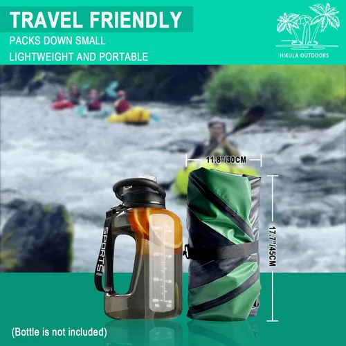 Vista 4 de Inflatable Lightweight TPU PackRaft Eco-Friendly White Water Rafting Micro Inflatable Kayak Canoe Carry Bag Included