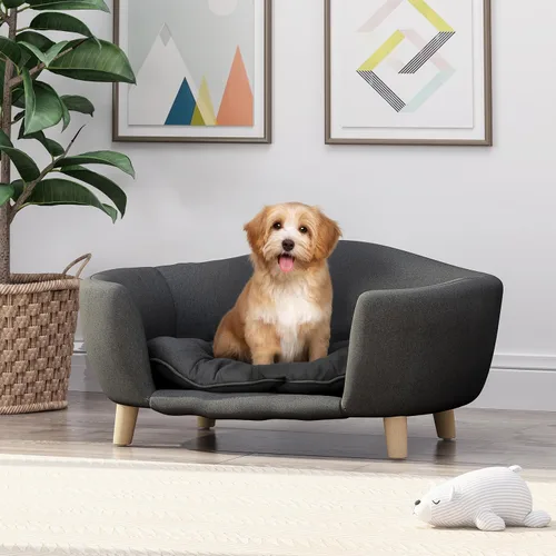 Vista 13 de Christopher Knight Home Elroy - Cama ortopédica para perros, sofá cama elevada para perros pequeños, sofá cama de espuma de apoyo para mascotas