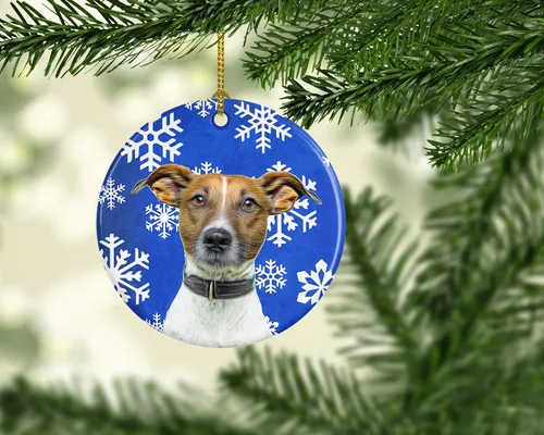 Vista 151 de Caroline's Treasures Cavalier Spaniel - Adorno de cerámica para colgar en el árbol de Navidad, para el hogar, Navidad, fiestas, regalo, 3 pulgadas